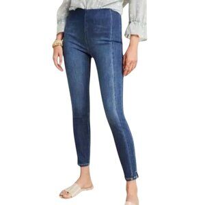 NEW ANTHROPOLOGIE Pilcro High Rise Denim Jegging Blue Size S